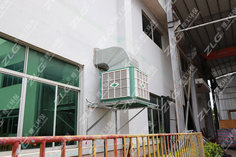 冷風(fēng)機(jī)車間安裝案例