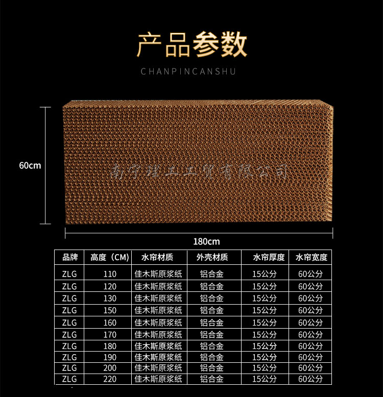水簾紙參數
